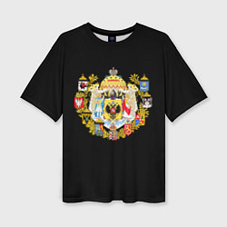 Футболка оверсайз женская Россия герб славянский, цвет: 3D-принт