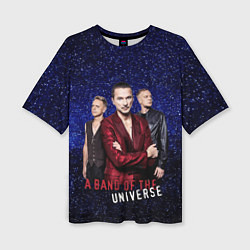 Женская футболка оверсайз Depeche Mode - A universe band