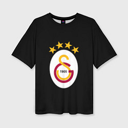 Футболка оверсайз женская Galatasaray logo fc, цвет: 3D-принт