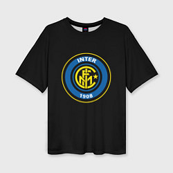 Женская футболка оверсайз Inter fc