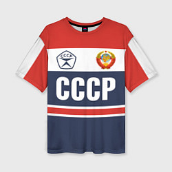 Женская футболка оверсайз СССР - Союз Советских Социалистических Республик