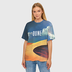 Футболка оверсайз женская Sands - Dune, цвет: 3D-принт — фото 2