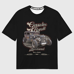 Футболка оверсайз женская Традиционный хотрод в стиле rat, цвет: 3D-принт