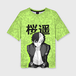 Футболка оверсайз женская Харука - Ветролом, цвет: 3D-принт