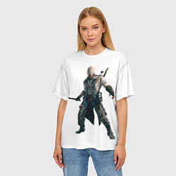 Футболка оверсайз женская Assasins Creed 3, цвет: 3D-принт — фото 2
