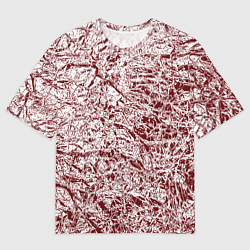 Футболка оверсайз женская Линогравюра, цвет: 3D-принт