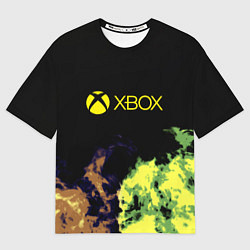 Футболка оверсайз женская Xbox game flame, цвет: 3D-принт