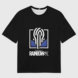 Футболка оверсайз женская Rainbow six siege logo, цвет: 3D-принт