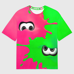 Футболка оверсайз женская Глаза монстров, цвет: 3D-принт