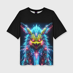 Футболка оверсайз женская Terrible Pikachu - nightmare, цвет: 3D-принт
