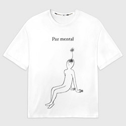 Футболка оверсайз женская Ментальный образ учителя, цвет: 3D-принт