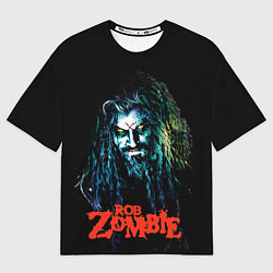 Футболка оверсайз женская Rob zombie portrait, цвет: 3D-принт