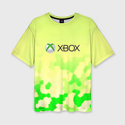 Футболка оверсайз женская Xbox camo, цвет: 3D-принт