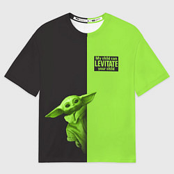 Футболка оверсайз женская Child Grogu, цвет: 3D-принт