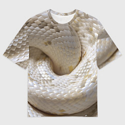 Женская футболка оверсайз Мой удав