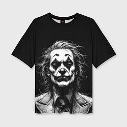 Футболка оверсайз женская Joker - clown, цвет: 3D-принт