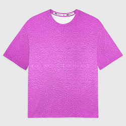 Женская футболка оверсайз Текстура розовой кожи