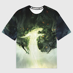 Женская футболка оверсайз Illustration Dragon Age Inquisition