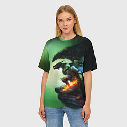 Футболка оверсайз женская Inquisition Dragon Age, цвет: 3D-принт — фото 2