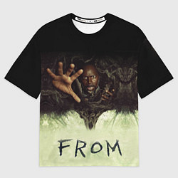 Женская футболка оверсайз Извне сериал ужастик