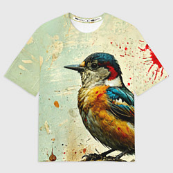 Футболка оверсайз женская Кукушка, цвет: 3D-принт