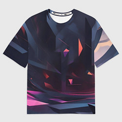 Футболка оверсайз женская Абстрактный вихрь, цвет: 3D-принт