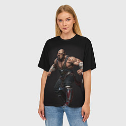 Футболка оверсайз женская Mortal kombat - baraka, цвет: 3D-принт — фото 2