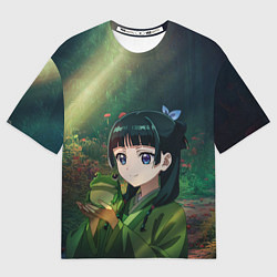 Футболка оверсайз женская МаоМао и лягушка - Монолог Фармацевта, цвет: 3D-принт