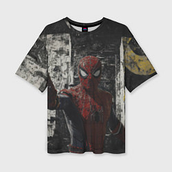 Футболка оверсайз женская Spider man night, цвет: 3D-принт