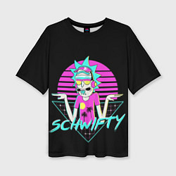 Футболка оверсайз женская Рик швифтует, цвет: 3D-принт
