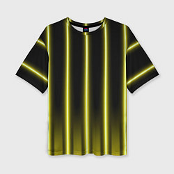Женская футболка оверсайз Neon yellow