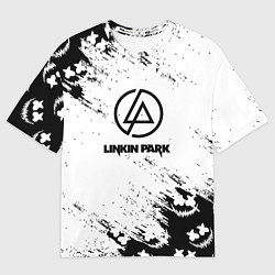 Футболка оверсайз женская Marshmello x Linkin park, цвет: 3D-принт