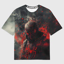 Футболка оверсайз женская Black Spider-man, цвет: 3D-принт