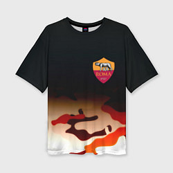 Женская футболка оверсайз Roma камуфляжный стиль