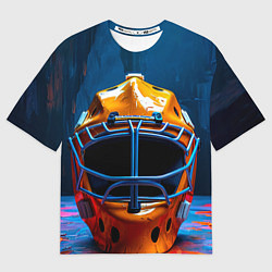 Футболка оверсайз женская Маска голкипера, цвет: 3D-принт