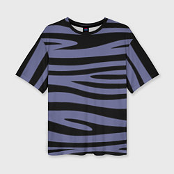 Женская футболка оверсайз Морские полоски