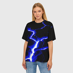 Футболка оверсайз женская The rift, цвет: 3D-принт — фото 2