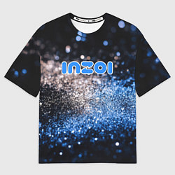 Женская футболка оверсайз Inzoi логотип игры