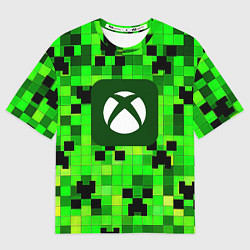 Женская футболка оверсайз Minecraft xbox