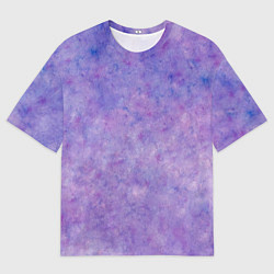 Футболка оверсайз женская Фиолетовый свет фонаря, цвет: 3D-принт