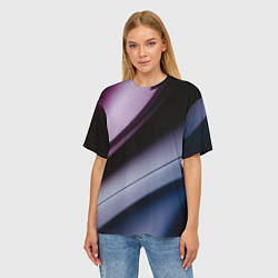 Футболка оверсайз женская Multicoloured, цвет: 3D-принт — фото 2