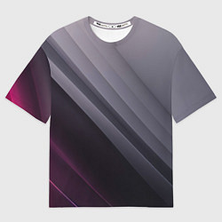 Футболка оверсайз женская Color black grey, цвет: 3D-принт