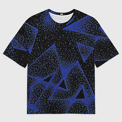 Футболка оверсайз женская Triangles with dots, цвет: 3D-принт