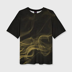 Футболка оверсайз женская Color smoke yellow, цвет: 3D-принт