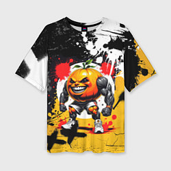 Футболка оверсайз женская Итальянские мемы Udin Din Din Dun, цвет: 3D-принт