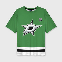 Футболка оверсайз женская Dallas Stars - NHL team, цвет: 3D-принт