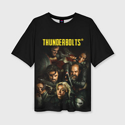 Футболка оверсайз женская Thunderbolts, цвет: 3D-принт