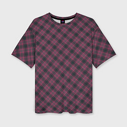 Женская футболка оверсайз Tartan