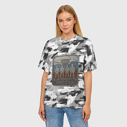 Футболка оверсайз женская Гордость России ВДВ, цвет: 3D-принт — фото 2
