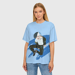 Футболка оверсайз женская Харука Сакура - Ветролом, цвет: 3D-принт — фото 2